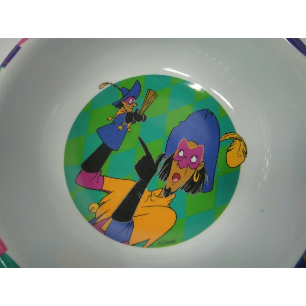 Zak Designs Disney Hunchback of Notre Dame Clopin Melamine Bowl 5.5 Inch Vintage